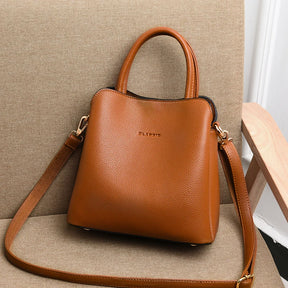 Bolsa Layered 2024 em Couro