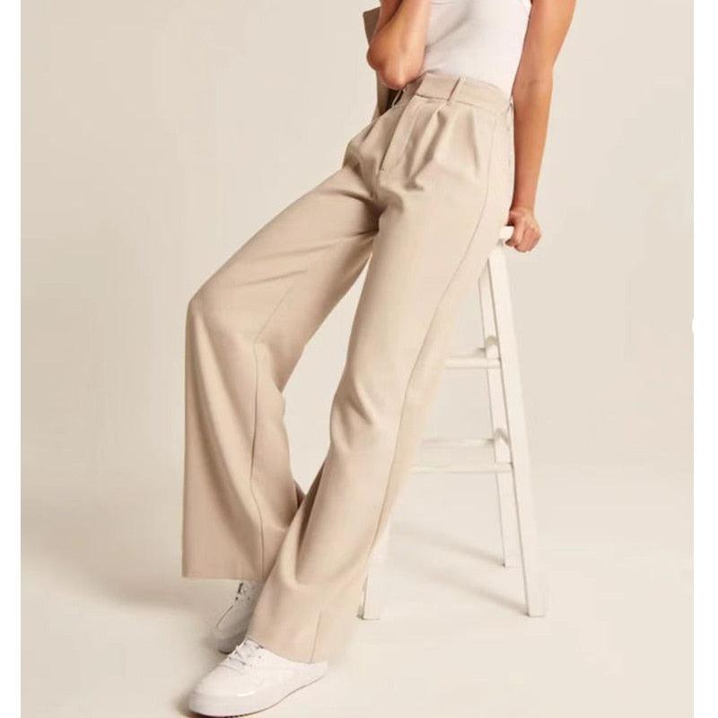 Calça Feminina de Alfaiataria Wide Leg Lovelace