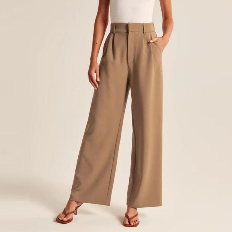 Calça Feminina de Alfaiataria Wide Leg Lovelace