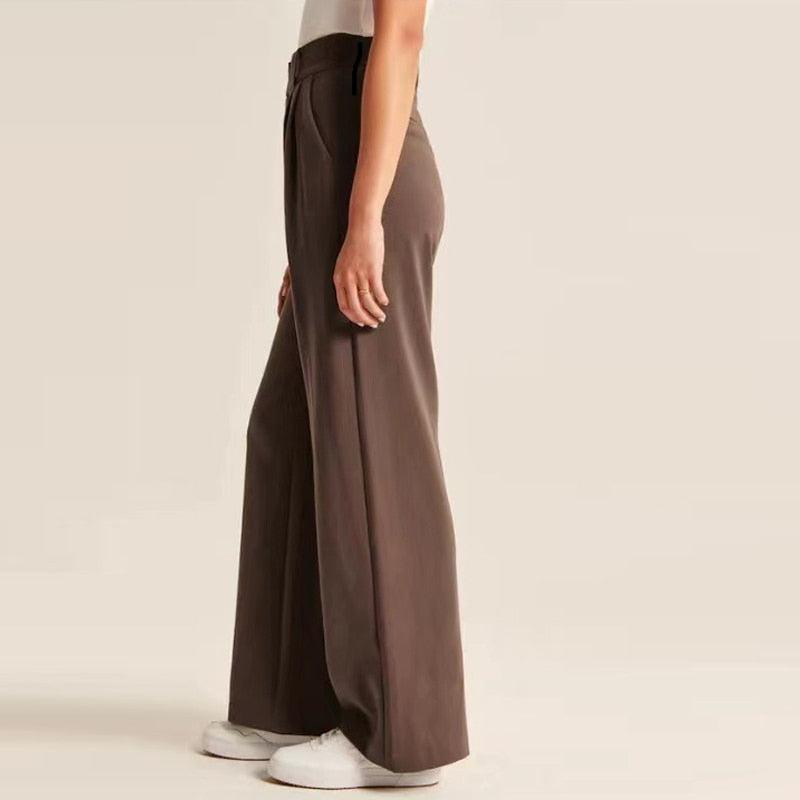 Calça Feminina de Alfaiataria Wide Leg Lovelace