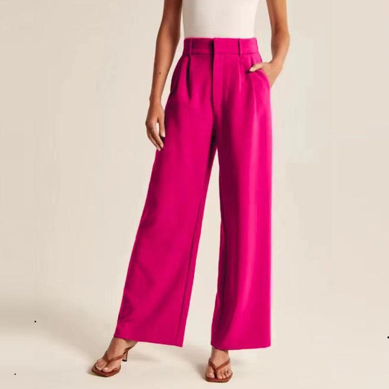 Calça Feminina de Alfaiataria Wide Leg Lovelace