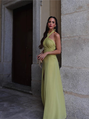 Vestido Longo com Fenda