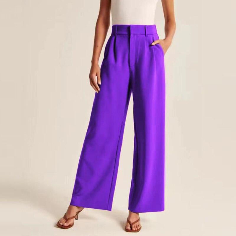 Calça Feminina de Alfaiataria Wide Leg Lovelace